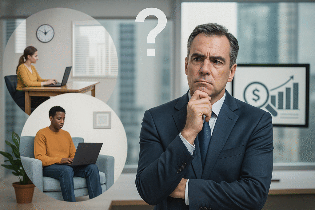 Produtividade híbrida ainda desafia líderes empresariais